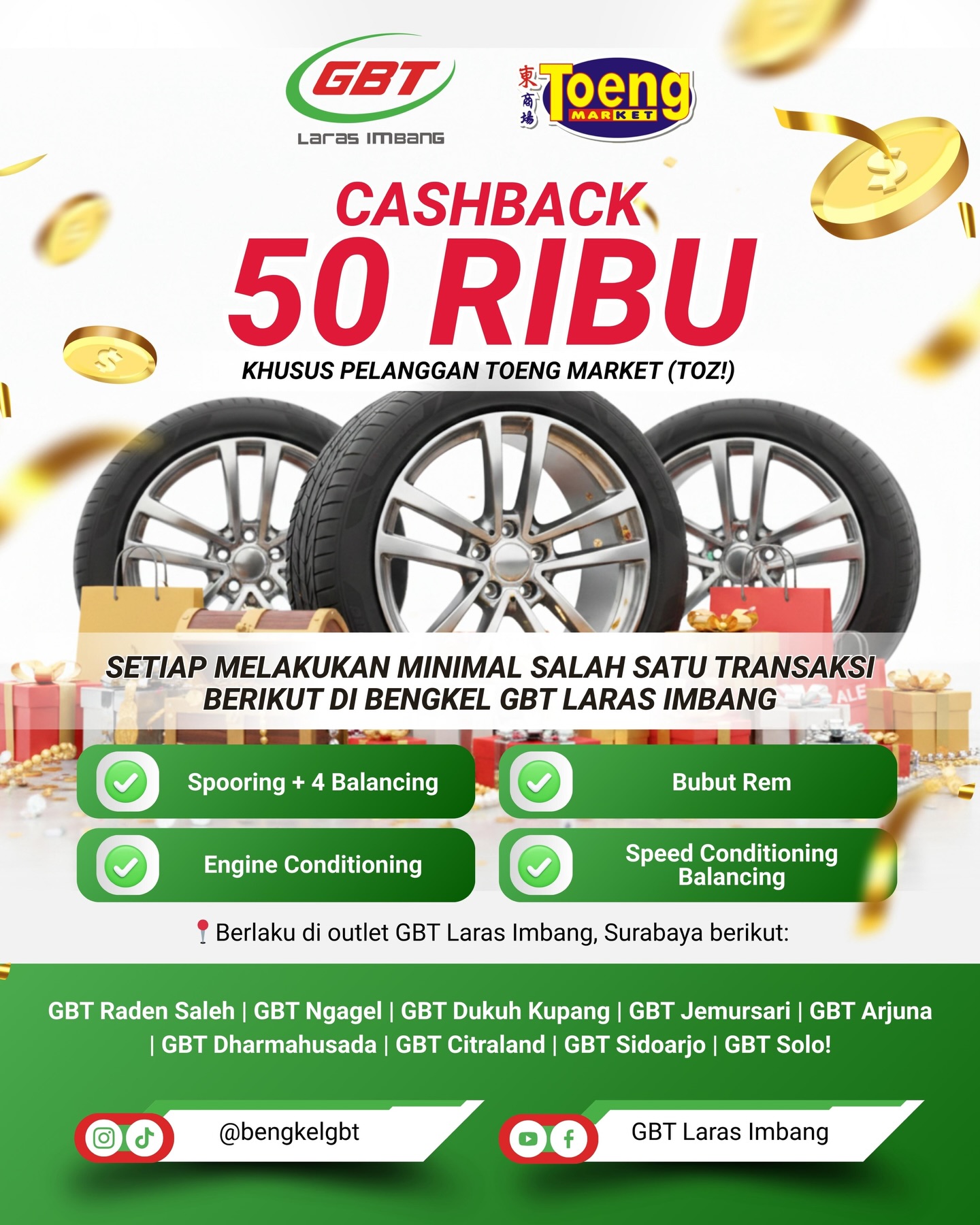 Cashback Voucher Toeng Market