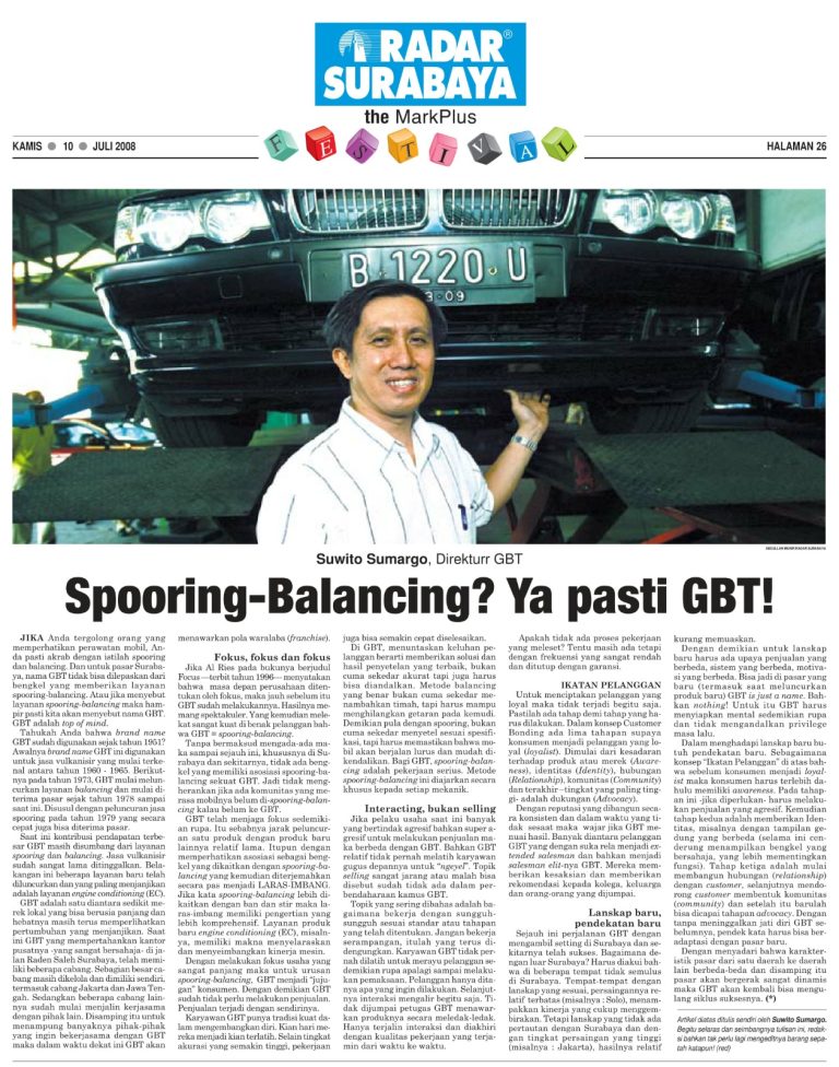 radar surabaya- spooring balancing ya pasti gbt